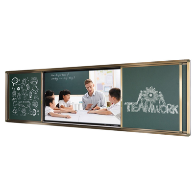 Ultra HD Smart Touch Screen Blackboard Digital Board Push Pull Blackboard