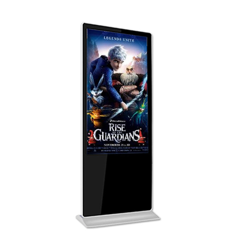 65" Indoor Digital Advertising Display , Floor Standing LCD Advertising Player